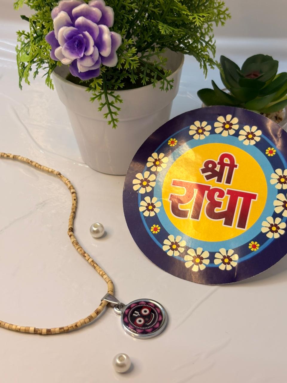 One Round Pure Tulasi Kanthi + Sri Jagganath Locket