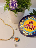 One Round Pure Tulasi Kanthi + Sri Radha Locket