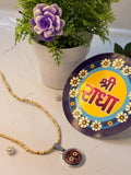 One Round Pure Tulasi Kanthi + Sri Jagganath Locket
