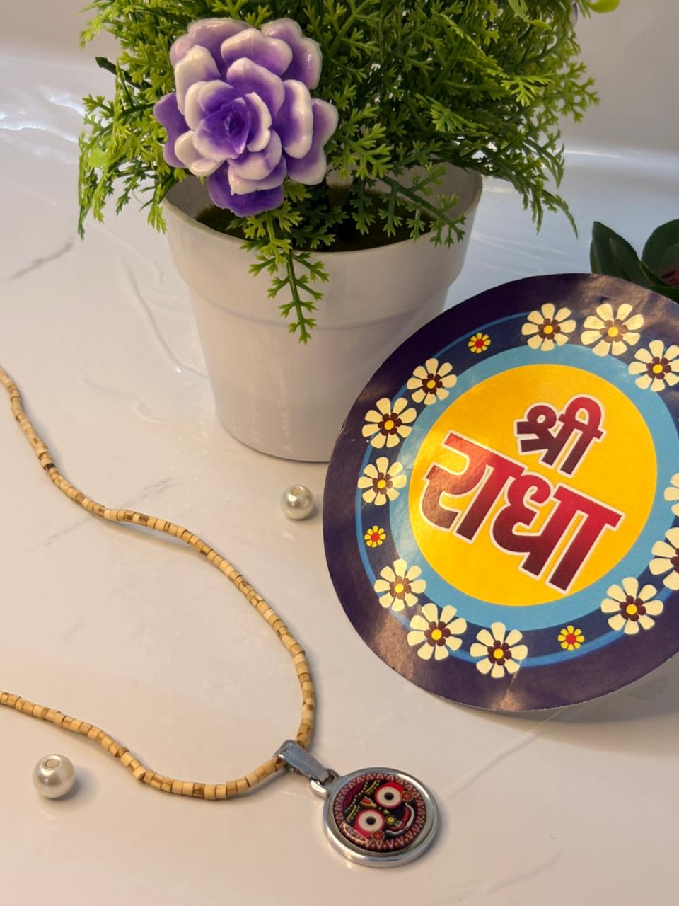 One Round Pure Tulasi Kanthi + Sri Jagganath Locket