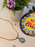 One Round Pure Tulasi Kanthi + Sri Radha Locket
